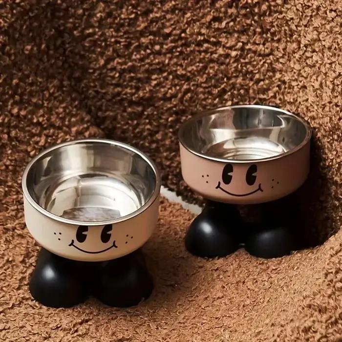 Bol surélevé pour chien et chat en acier inoxydable