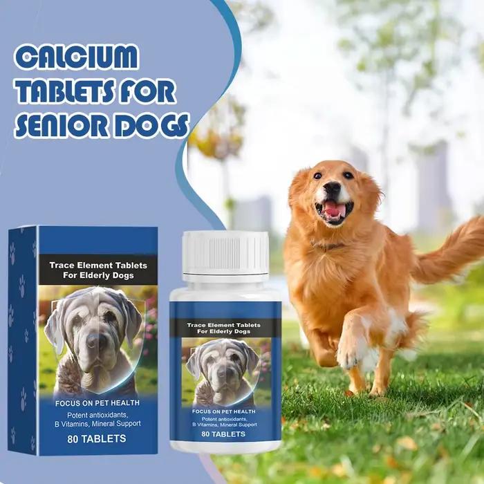 Complément minéral pour chiens seniors : Comprimés de calcium pour la protection osseuse