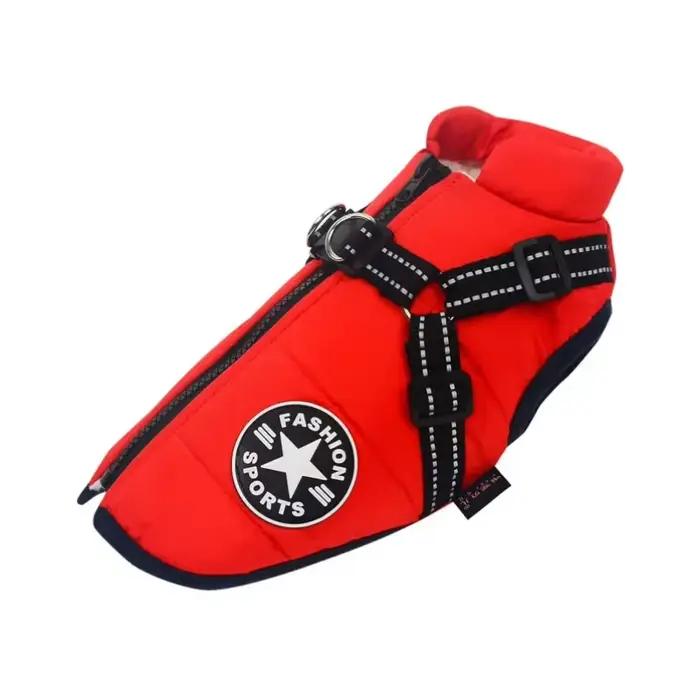 Grande veste pour chien avec harnais