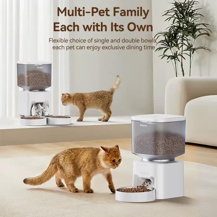 ROJECO 4.5L mangeoire automatique pour chien Version WIFI distributeur de croquettes de nourriture pour chat