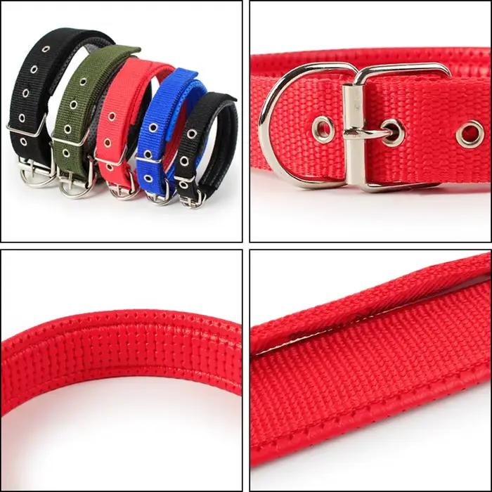 Collier réglable en nylon pour petits et grands chiens