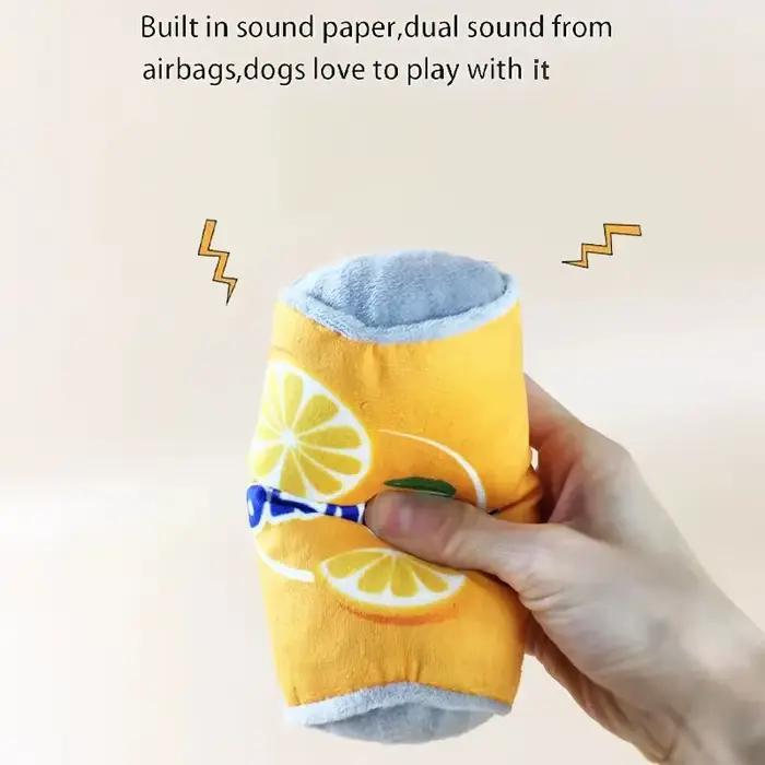 Bouteille de vin en peluche pour chien