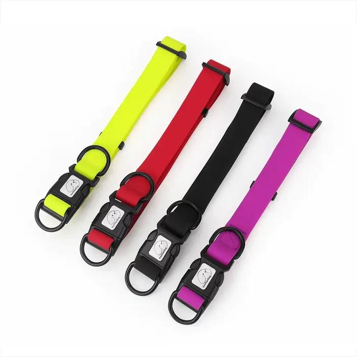 Collier réglable en PVC imperméable pour animal de compagnie