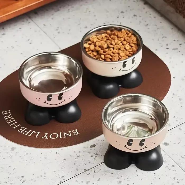 Bol surélevé pour chien et chat en acier inoxydable