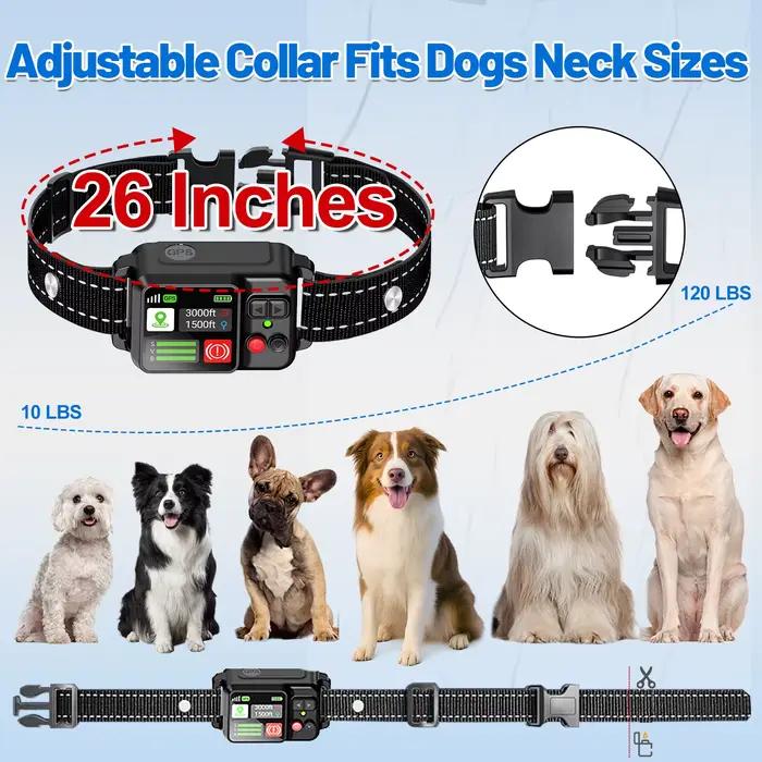 Collier de dressage intelligent GPS sans fil Orcleab pour chien