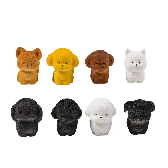 Mini figurine de chien mignon en résine