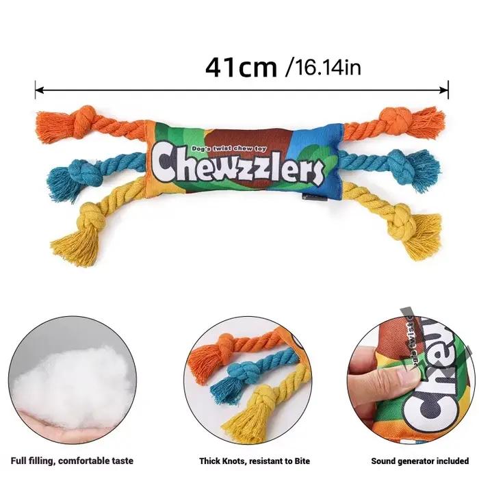 Jouet arc-en-ciel pour chien