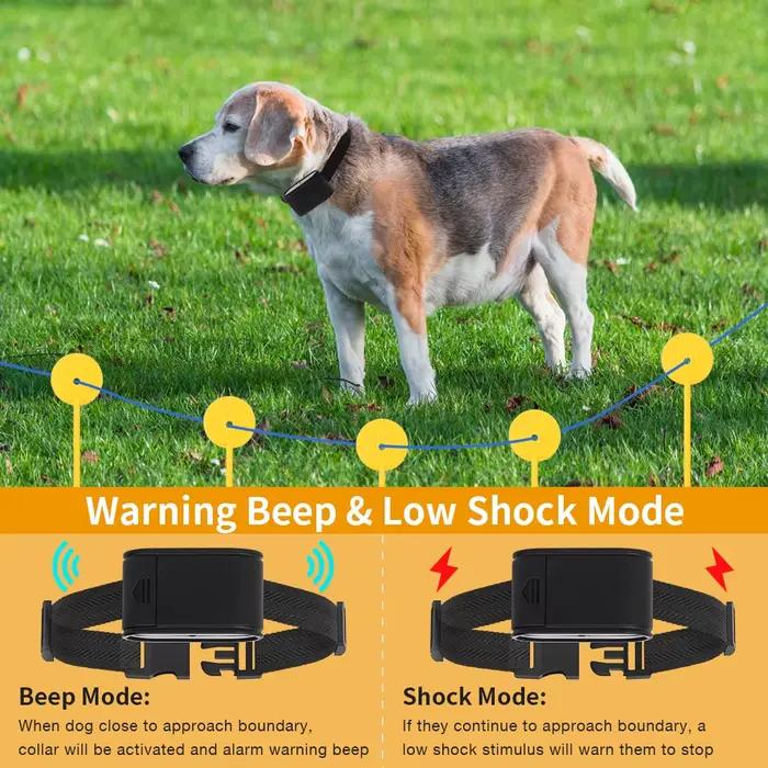 Système de clôture électrique sans fil Invisible pour chien