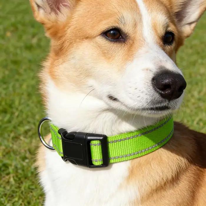 Collier réfléchissant pour chiens de taille moyenne et grande