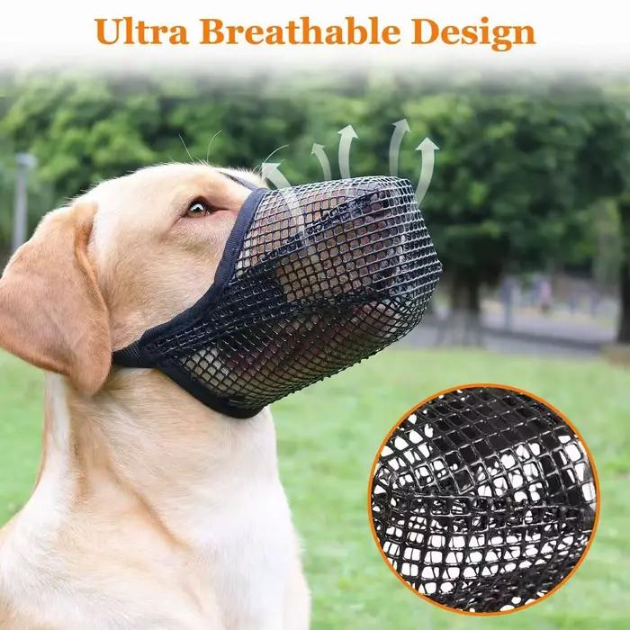 Muselière en maille pour chien