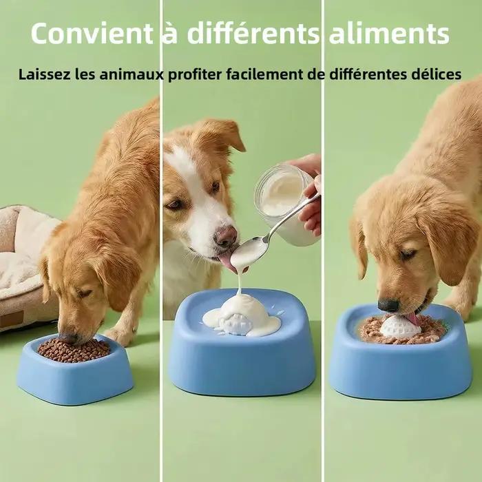 Jouets interactifs pour animaux de compagnie : Distributeur de nourriture à alimentation lente avec boule roulante