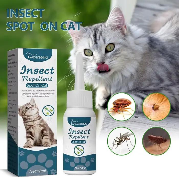 Gouttes anti-puces pour animaux de compagnie – Élimination des puces