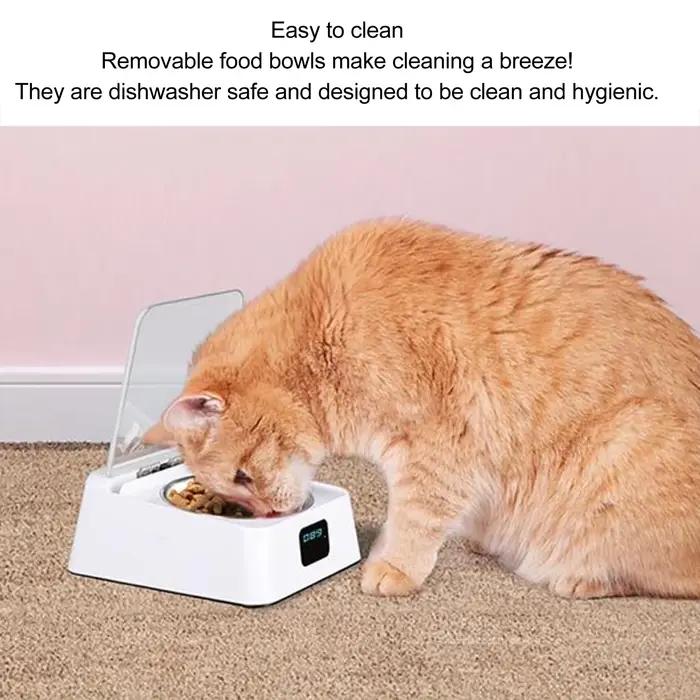 Distributeur automatique de nourriture pour chat avec capteur infrarouge