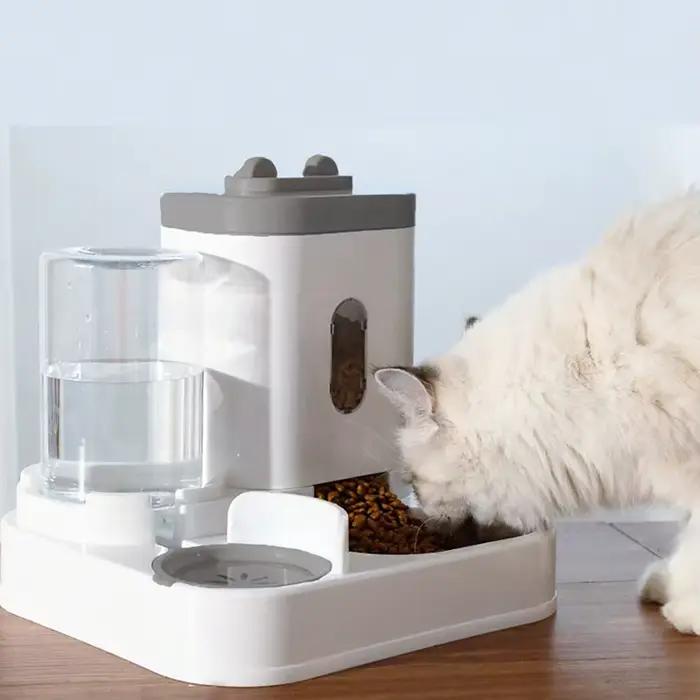 Bol pour chat chaud, ensemble de nourriture pour animaux de compagnie
