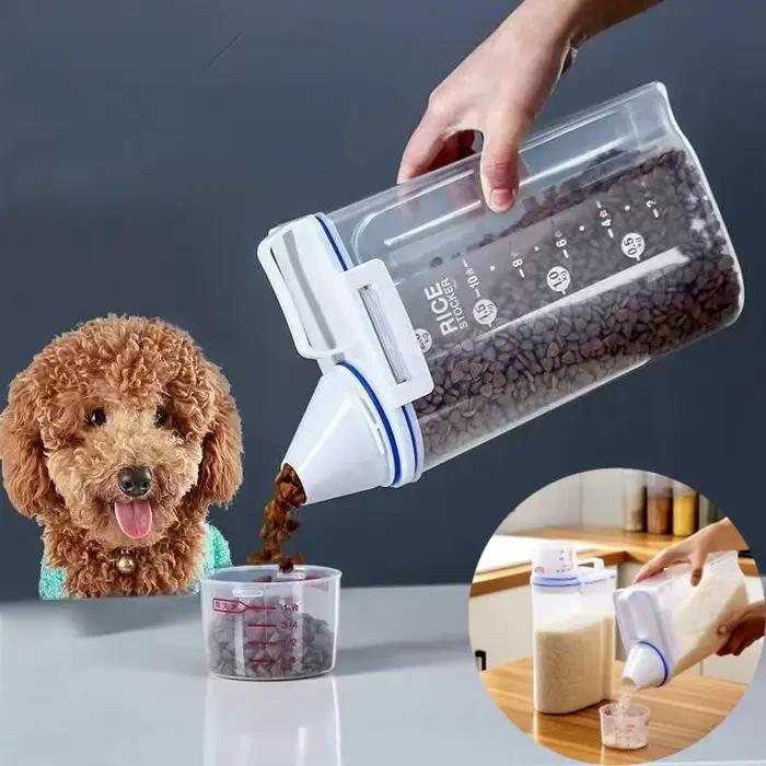 1 récipient hermétique pour aliments pour animaux de compagnie