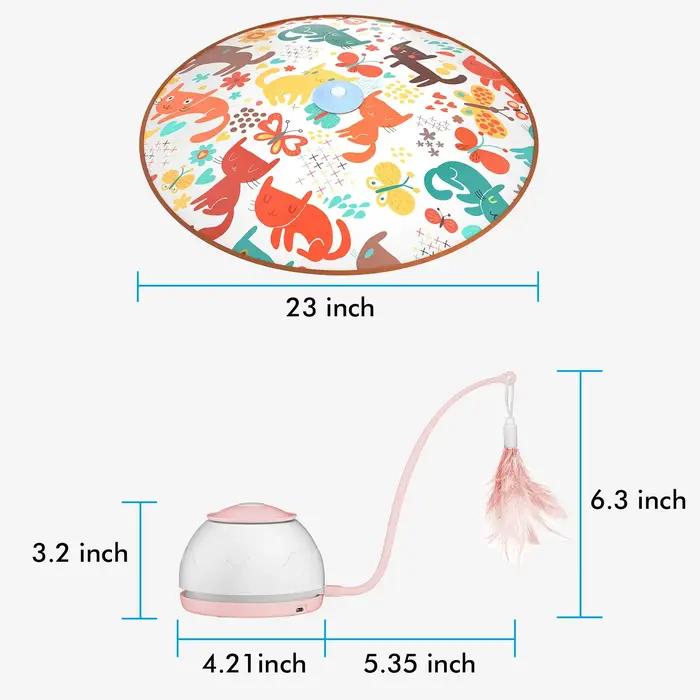 Jouet Électrique Interactif pour Chat ATUBAN