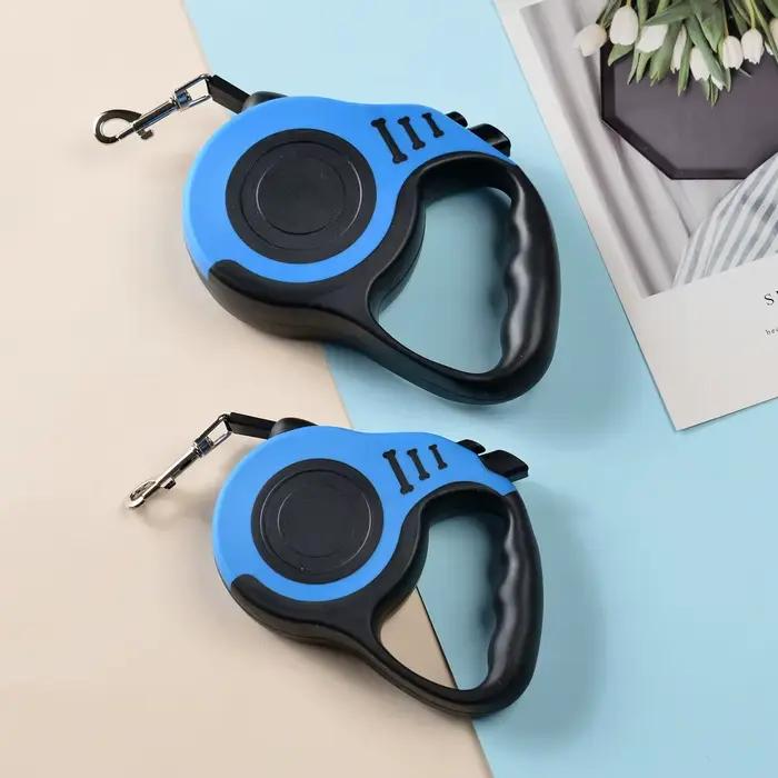 Laisse rétractable automatique pour chien 3m/5m en nylon pour petits chiens et chats