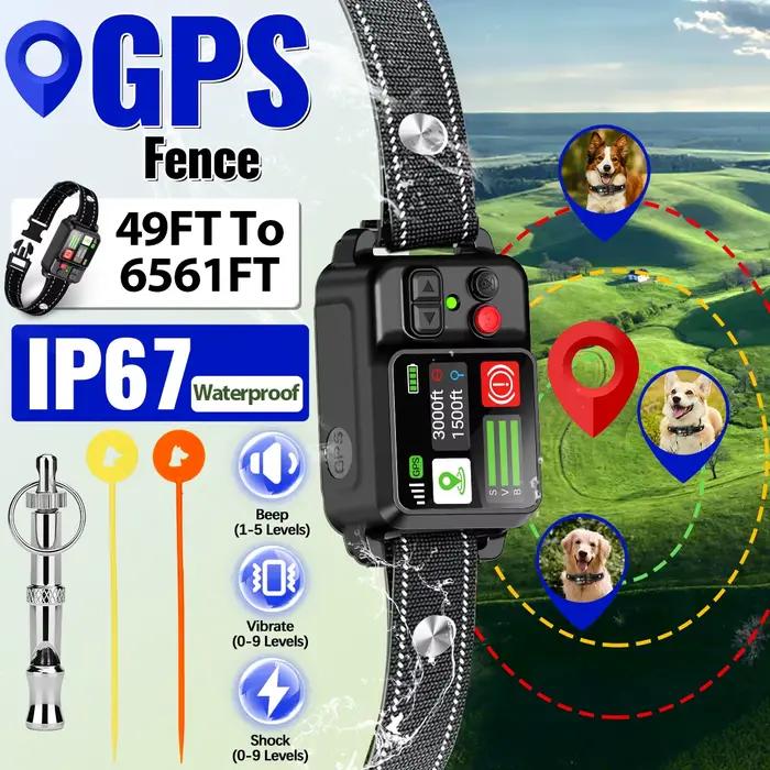 Collier de dressage intelligent GPS sans fil Orcleab pour chien