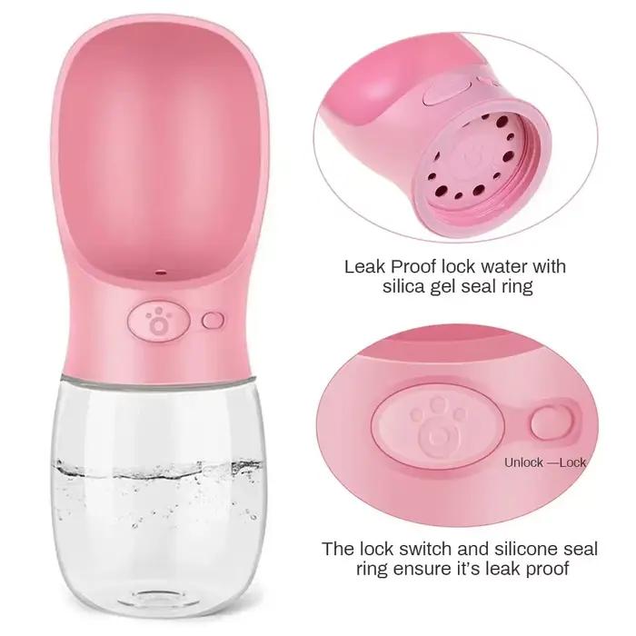 Bouteille d'Eau Portable Personnalisée pour Chien et Chat