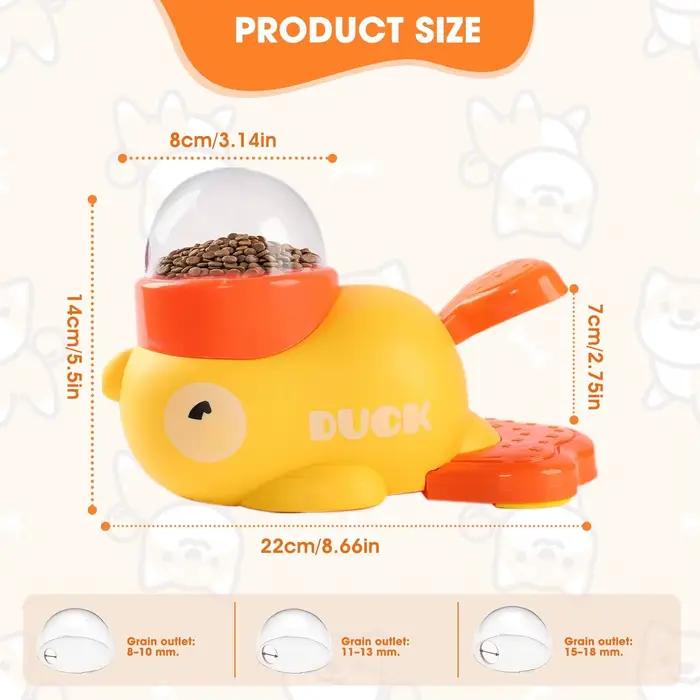 Jouet distributeur de friandises interactif pour petits chiens et chats