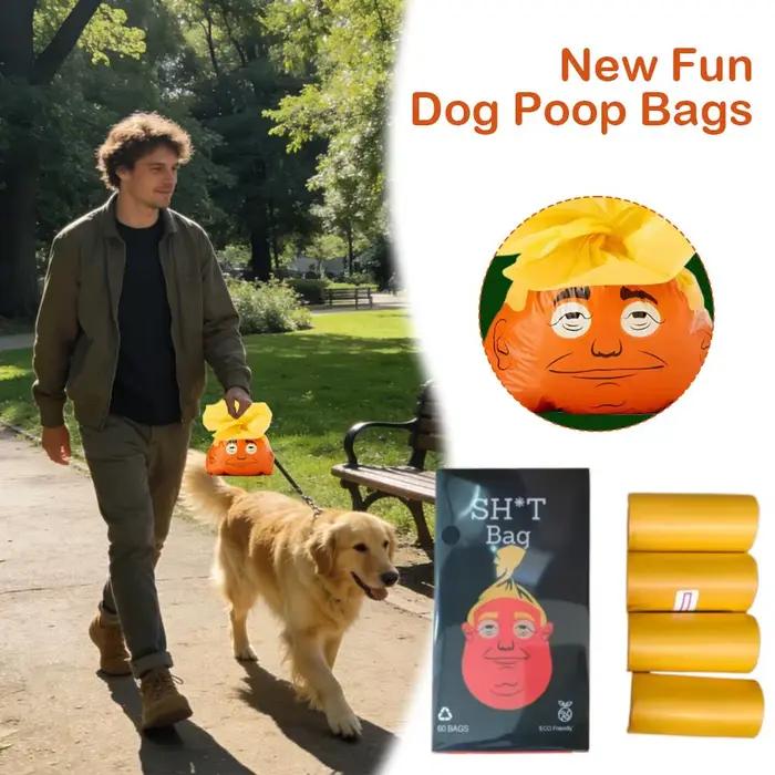 60 sachets pour excréments de chien - Design amusant et tendance