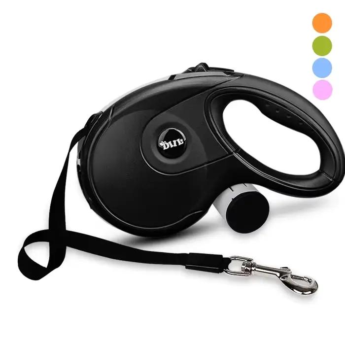 Laisse pour chien rétractable automatique