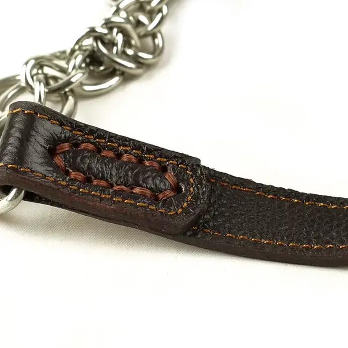 Benepaw Martingale collier en cuir sans traction Anti-fuite