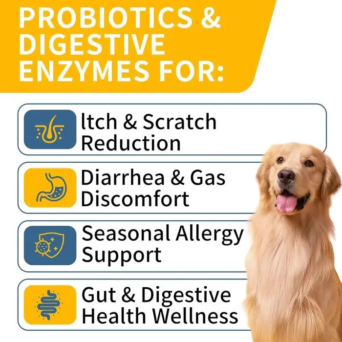 120 Friandises Probiotiques pour Chiens : Équilibre de la Levure