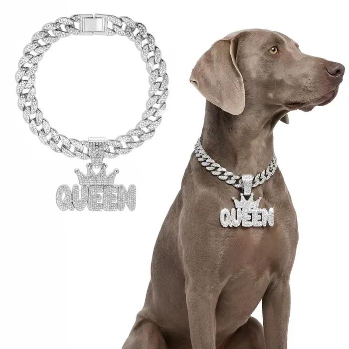 Collier pour chien en diamant