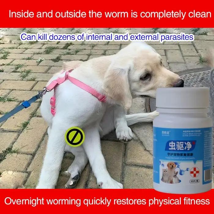 Chiens deworming, chats