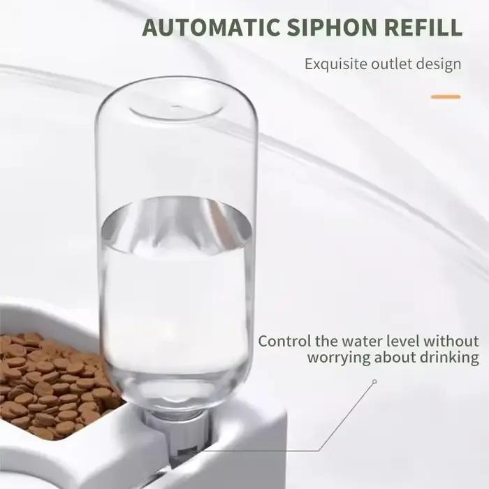 Bol pour chien et chat - Ensemble de distributeurs de nourriture et de bols pour animaux de compagnie