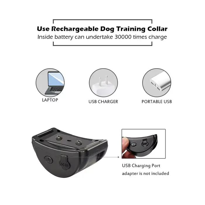 Collier Anti-Aboiement Rechargeable pour Chien