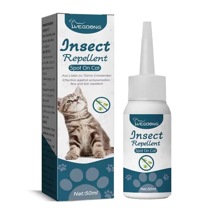 Gouttes anti-puces pour animaux de compagnie – Élimination des puces