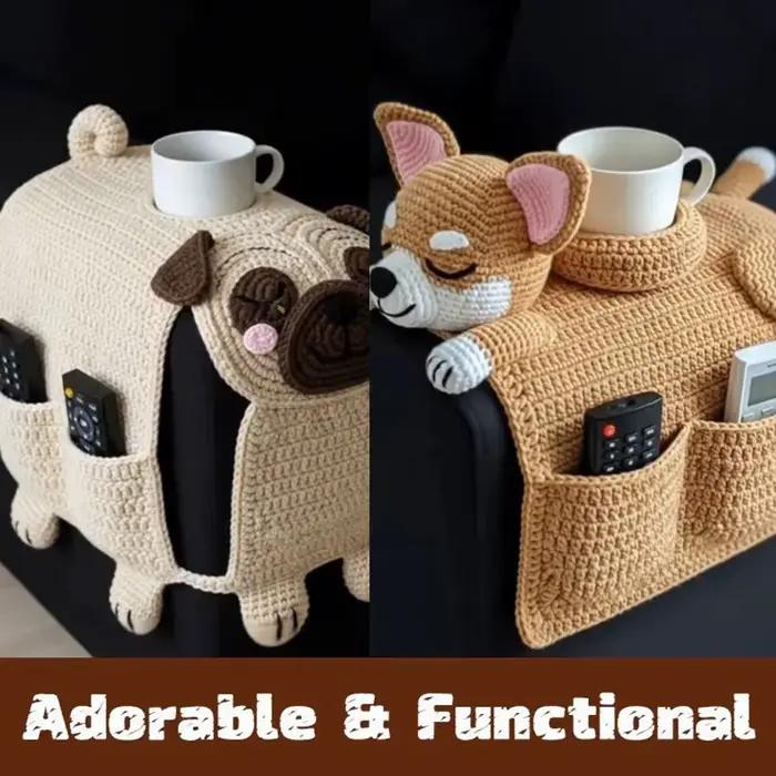 Sac de rangement pour canapé en crochet pour chien