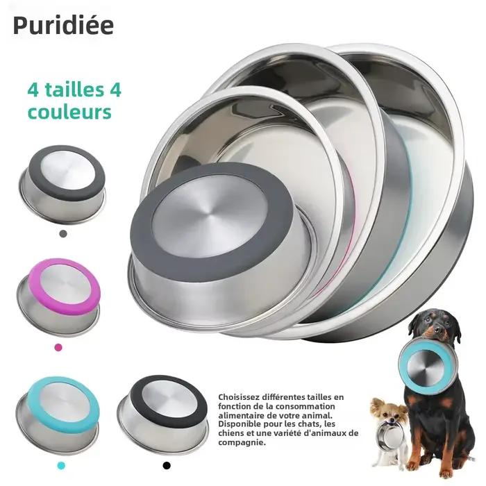 Bol pour chien en acier inoxydable