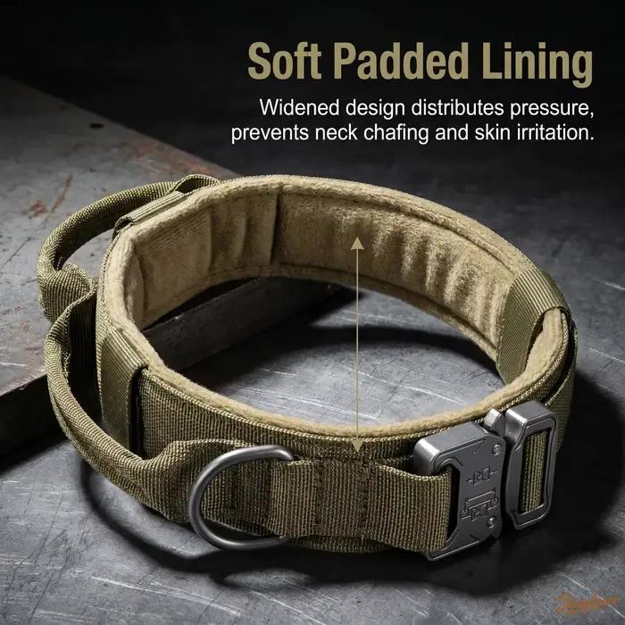 Collier tactique anti-morsure pour chien