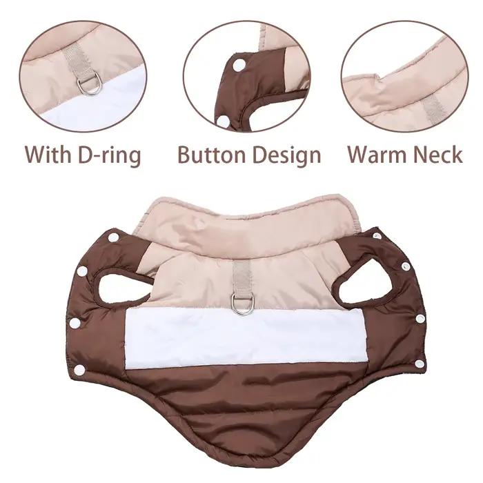 Vêtements pour chiens, veste chaude pour animaux de compagnie
