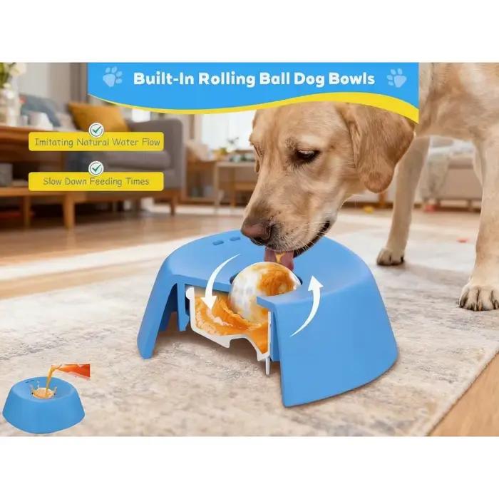 Gamelle anti-glouton liquide pour chien