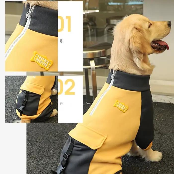 HOOPET sport chien veste quatre pieds vêtements pour chiens Labrador Retriever Golden
