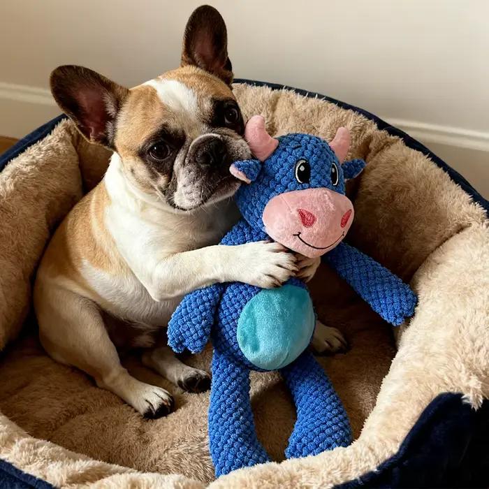 Jouet en peluche interactif durable pour chien