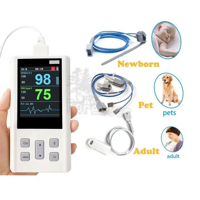 Moniteur portable d'oxymètre de pouls pour la fréquence cardiaque et la saturation en oxygène