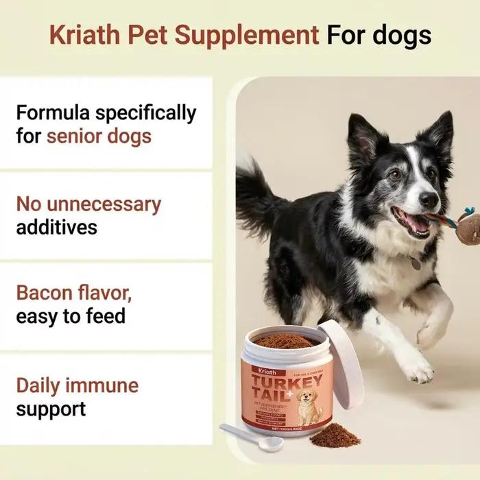 100g Complément alimentaire pour chiens âgés