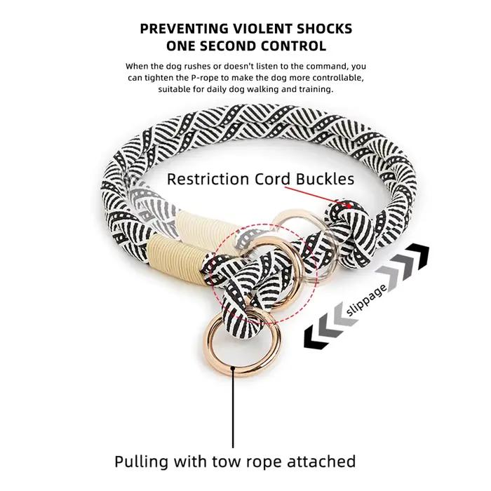 Ensembles de colliers et de laisses en Nylon antidérapant