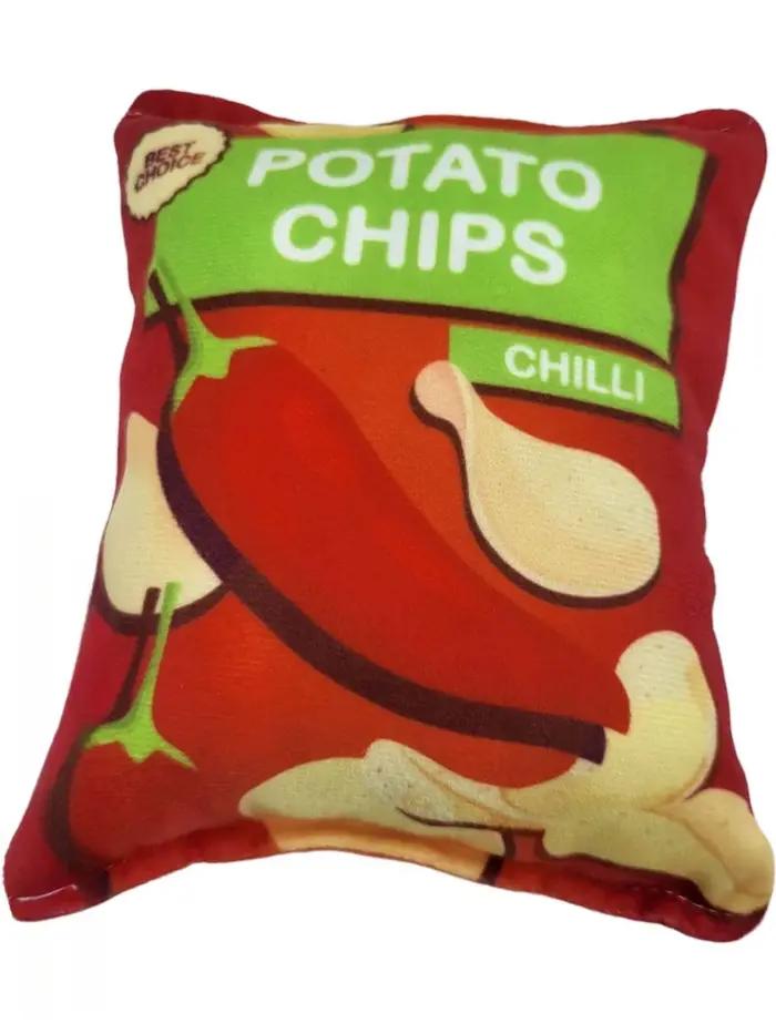 Jouet pour chien amusant en forme de sac de chips