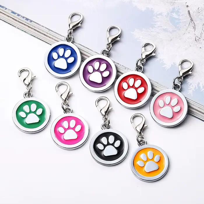Étiquettes d'adresse personnalisables pour collier de chien