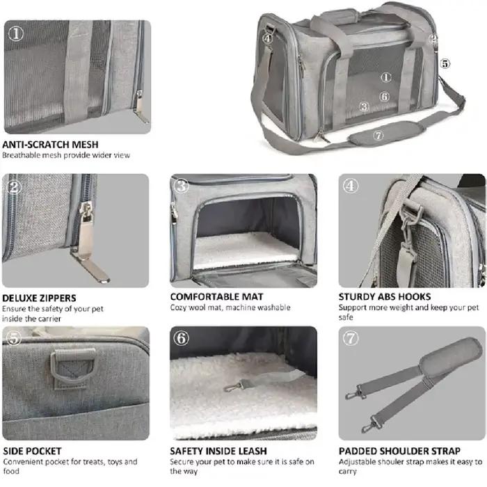Sac de transport portable pour chien et chat
