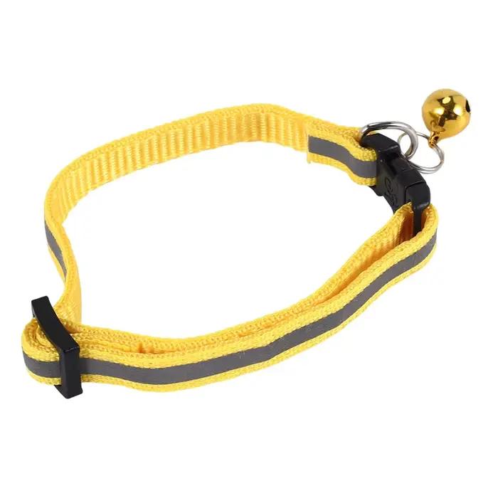 Collier réfléchissant réglable pour animaux de compagnie