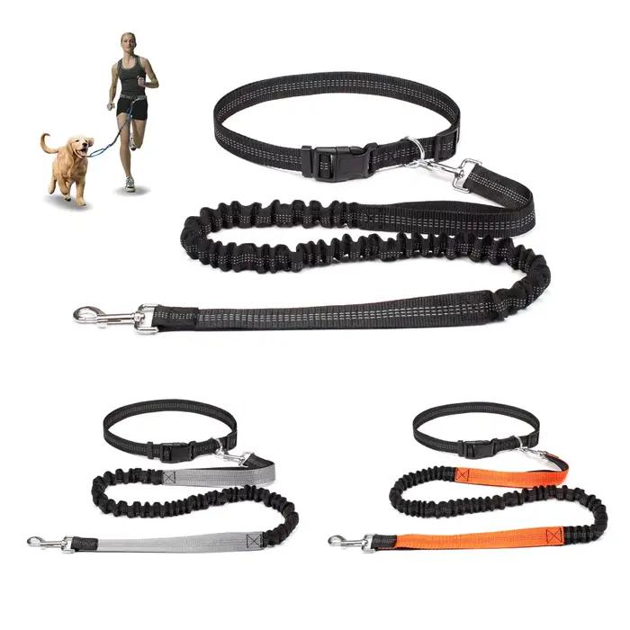 Laisse de chien mains libres pour animaux de compagnie marche course Jogging
