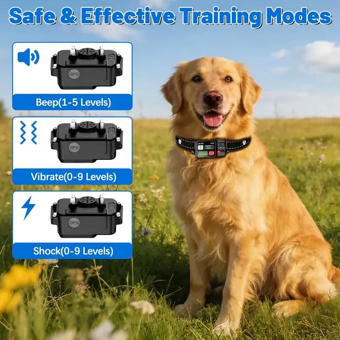 Collier de dressage intelligent GPS sans fil Orcleab pour chien