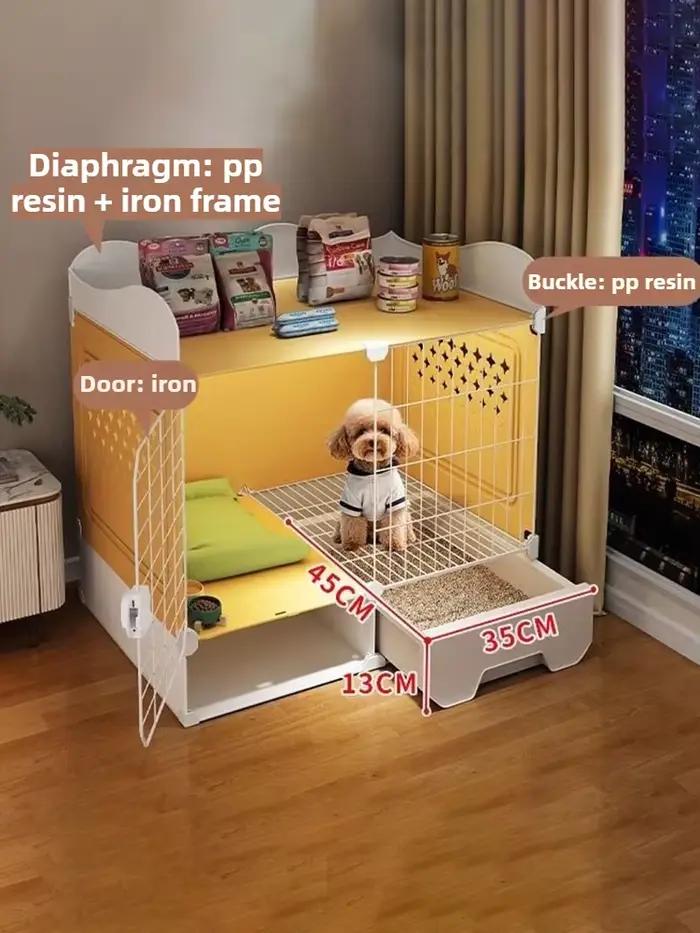 Petite Cage d'intérieur pour chien en peluche